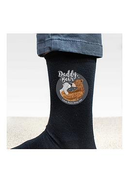The Personalised Memento Company Personalised Daddy Bear Men'S Socks