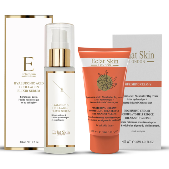 Hyaluronic Acid & Collagen Serum + HA Shea butter Day Cream