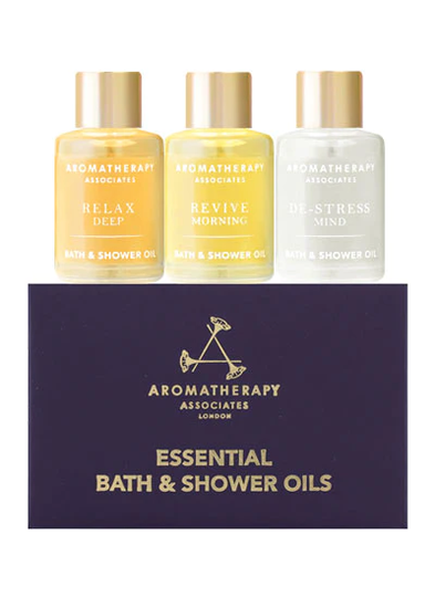 Aromatherapy Associates Essential Bath & Shower Oils 3x9ml