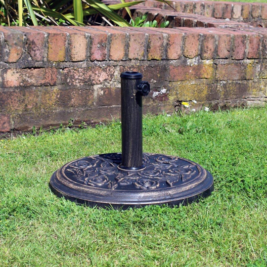 ASPECT Cast Iron Round Umbrella Parasol Base Stand