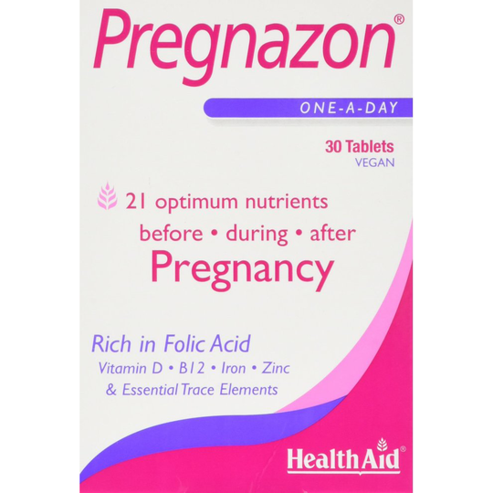 HealthAid Pregnazon - 30 Vegan Tablets