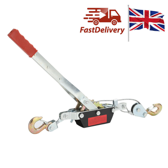 2 Ton Cable Puller Hand Winch Fencing Turfer For Car Boat Trailer