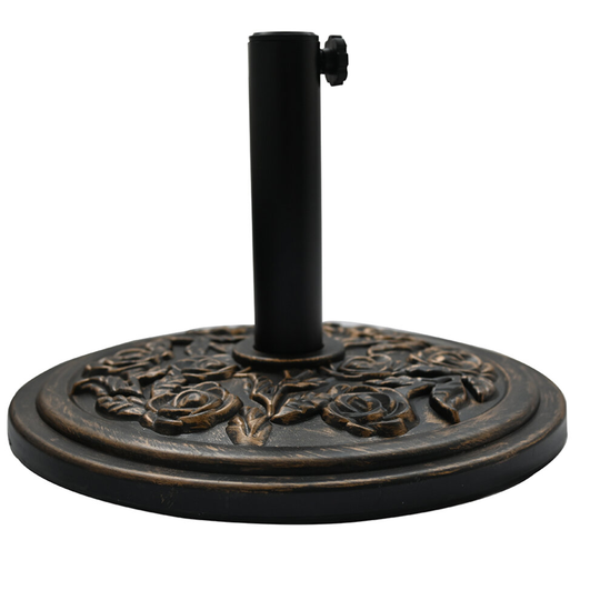Unibos Garden Patio Free Standing Cast Iron Parasol Base Stand Holder