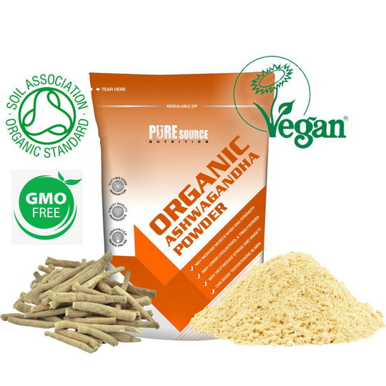 (500g) Ashwagandha Powder Root Organic Vegan Natural PSN