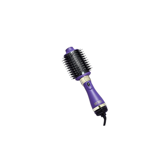 Hot Tools Pro Signature One-Step Detachable Blow-Dry & Volumiser (Activated Charcoal Bristles, Direct ION Technology, Oval Design, Thermaglide Ce