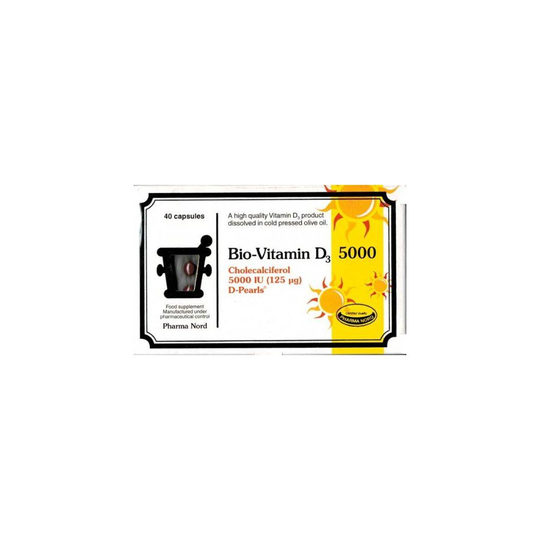 Pharma Nord Bio-Vitamin D3 125mcg 5000IU, 40 capsules