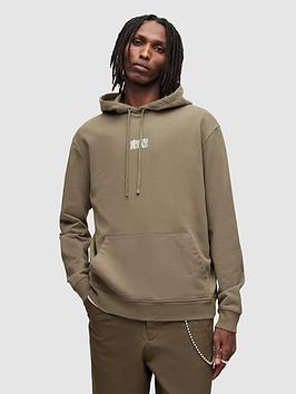 Allsaints Refract Overhead Hoodie - Light Brown