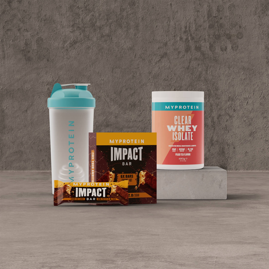 Clear Whey Starter Pack - Caramel Nut - Shaker - Rainbow Candy