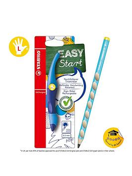Stabilo Easystart Bundle Blue Handwriting Pen And Pencil - Left-Handed