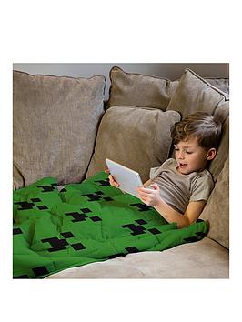 Minecraft Rest Easy Sleep Better Weighted Blanket - Green
