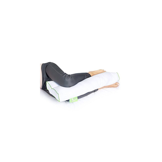 Sleep Yoga Knee Pillow for Back Sleepers & Side Sleepers - Ergonomically Designed Down Alternative Between & Under Knee Pillow for Knee Support & Scia