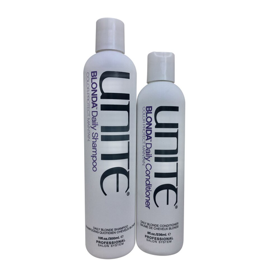 Unite Blonda Daily Shampoo 10 OZ & Blonda Daily Conditioner 8 OZ Set