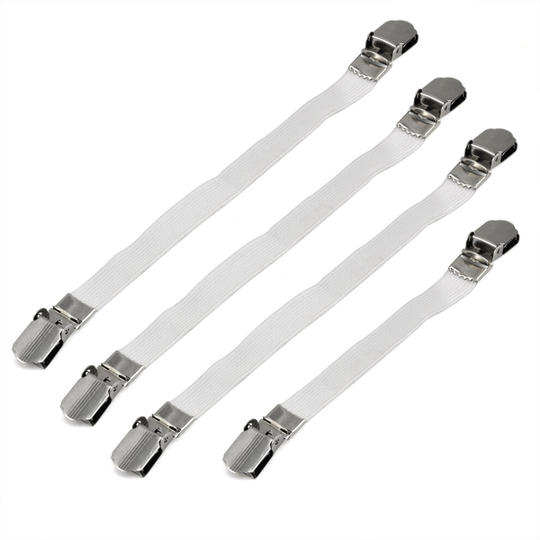 TRIXES X 4 Ironing Board Cover Clips Elastic Fasteners Braces