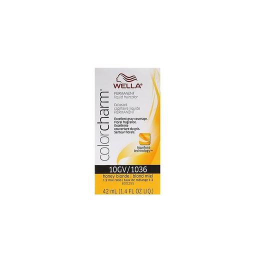 (10GV Honey Blonde ) Wella Color Charm Haircolor 10GV Honey Blonde