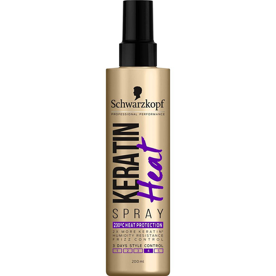 Schwarzkopf Keratin Spray Heat Protection Long Lasting Control 200ml