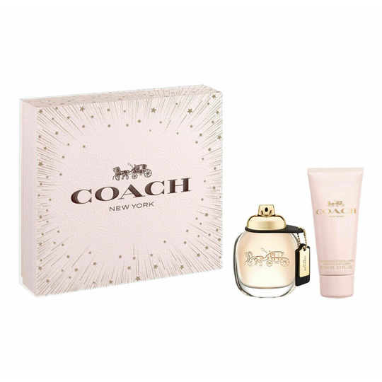 Coach New York Gift Set, EDP 50ml, Perfumed Body Lotion 100ml