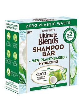 Garnier Ultimate Blends Coconut Hydrating Shampoo Bar With Aloe Vera For Normal Hair, 60G