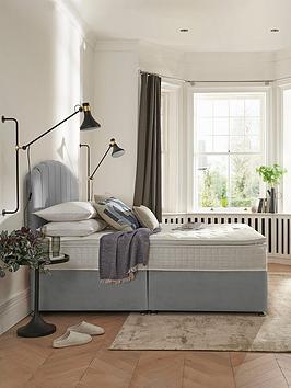 Silentnight Ava 1000 Pillowtop Velvet Divan Bed With Storage Options, Headboard Included