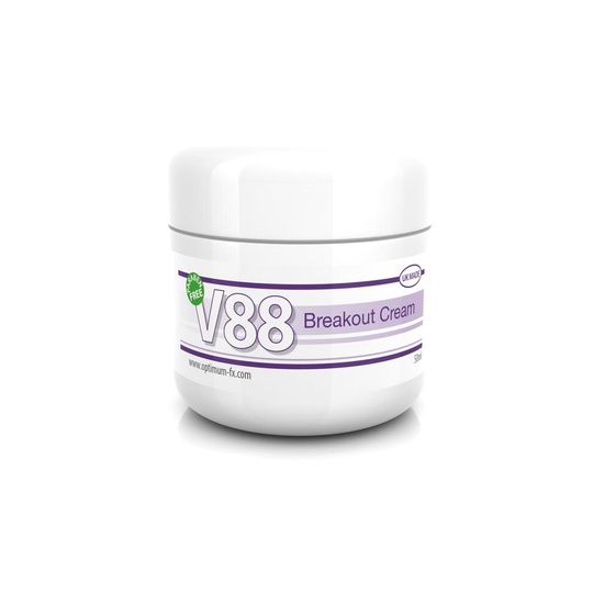 V88 Breakout Cream with Salicylic Acid for Spots Blackheads Blemishes and Problem Skin Suitable and Safe for those Prone to Acne 50 grams