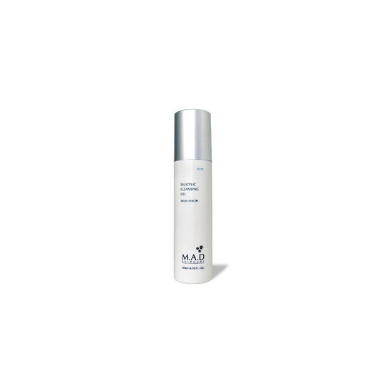 M.A.D Skincare Salicylic Cleansing Gel - Acne Facial Wash 6.75 oz.