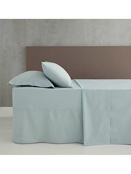 Catherine Lansfield Easy Iron Percale Standard Pillowcase Pair - Duck Egg