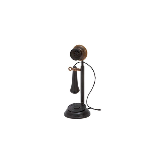 Deco 79 Telephone, One Size, Black