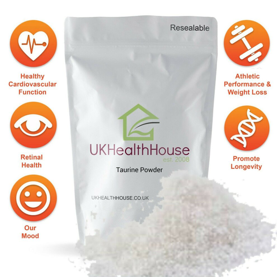 100% Pure Taurine 2kg Powder - Muscle Pump Energy