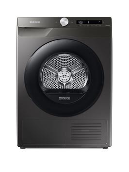 Samsung Series 6 Dv90T5240An/S1 Optimaldry&Trade; Heat Pump Tumble Dryer - 9Kg Load A+++ Rated - Graphite
