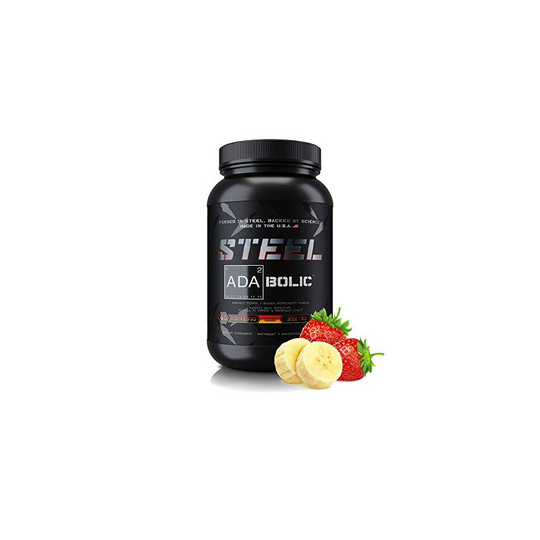 Steel Supplements ADA2Bolic Workout Recovery Aid Powder Restores Muscle Glycogen 3.75lbs (Strawberry Banana)