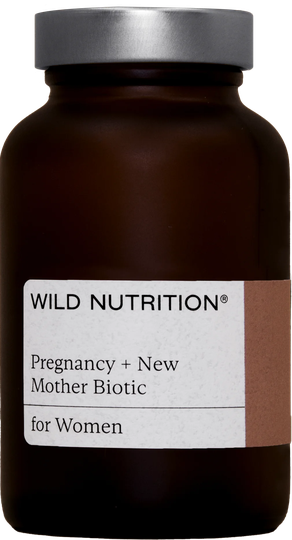 Wild Nutrition Pregnancy & New Mother Biotics Jar, 30 Capsules