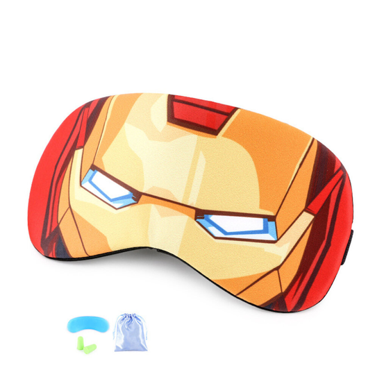 Iron Man Children's Sleeping Mask Breathable Eye Mask Eyeshade Gel Pad
