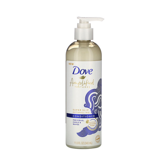 Dove, Amplified Textures, Super Slip Detangling Conditioner, 340ml