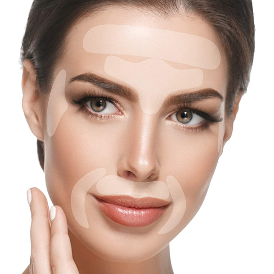 Blumbody Wrinkle Patches for Face- 165 Reusable Triangle Patches & Various Shapes