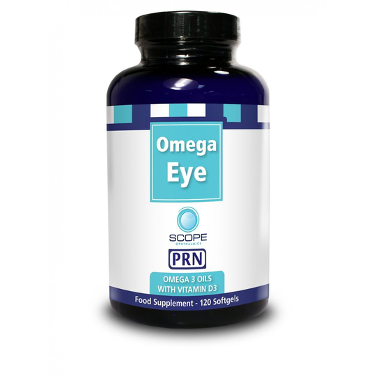 PRN Omega Eye - Omega 3 Oil with Vitamin D3 Nutritional Supplement (120 Softgels)