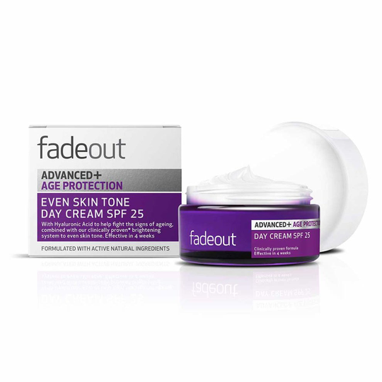 Fade Out Advanced+ Age Protection Even Tone Day Cream, SPF 25, 50 ml- Hydrate, Plump & Improve The Appearance Of Fine Lines & Wrinkles