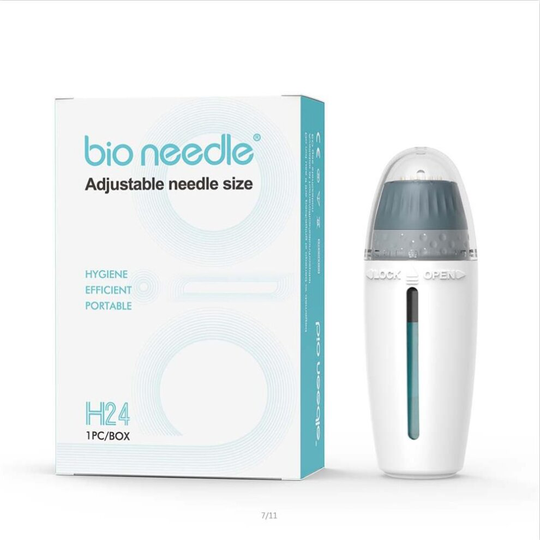 Hydra Needle 24 pins Micro Needle Derma Stamp Anti Acne Skin Care Rejuvenation