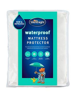 Silentnight Waterproof Mattress Protector - White