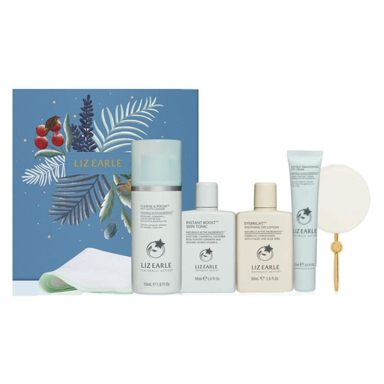 Liz Earle Brighter Every Day Collection Christmas Kit Gift Set For Brightening More Youthful Radiance Glow With Complete Essentials Bundle F