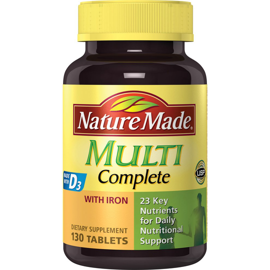 Nature Made, Multi Complete with Iron, 130 Tablets