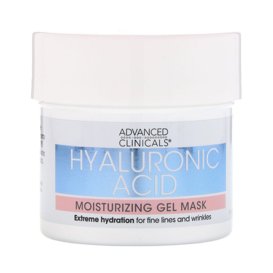Advanced Clinicals, Hyaluronic Acid, Moisturizing Gel Mask, 148ml