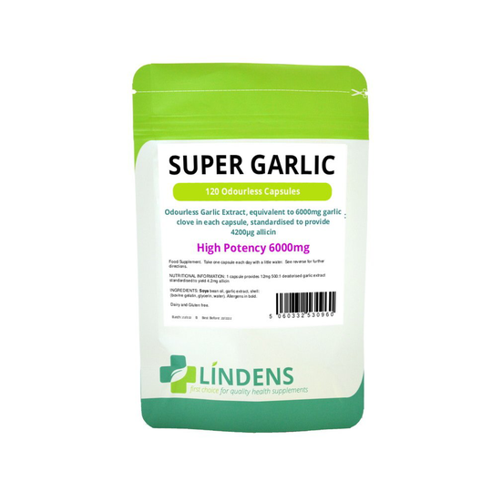 Super Strength Garlic 6000mg DOUBLE PACK 240 capsules - Odourless, oil softgels
