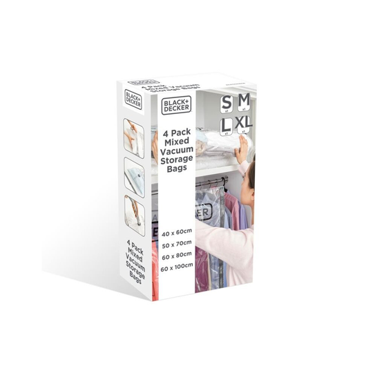 Black & Decker Vacuum Storage Bags Combo 4 Pack [63359]