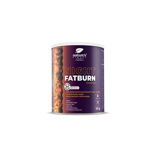 Nature's Finest Night FatBurn Extreme Weight Loss | 4in1 Slim Fast While Sleeping Fat Burner with Morosil, L-carnitine | Vegan, GMO Caffeine
