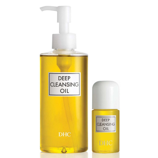 DHC Deep Cleansing Oil, 6.7 fl. oz & Deep Cleansing Oil Travel Size, 1 fl. oz.