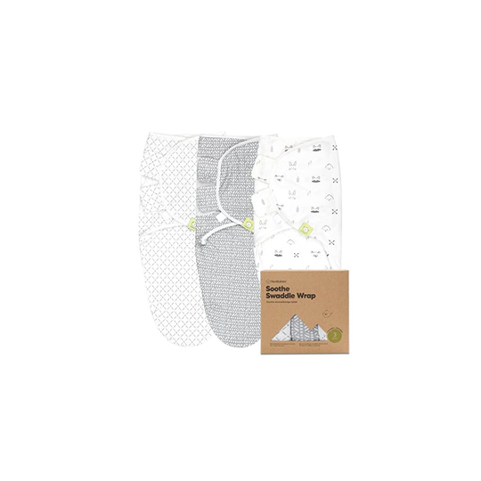3-Pack Organic Baby Swaddle Sleep Sacks - Newborn Swaddle Sack - Ergonomic Baby Swaddles 0-3 Months - Baby Sleep Sack - Baby Swaddle Blanket Wrap -