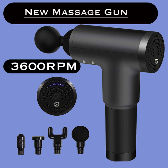 Massage Gun Deep Percussion Massager Muscle Vibration Relaxing Therapy Tissue