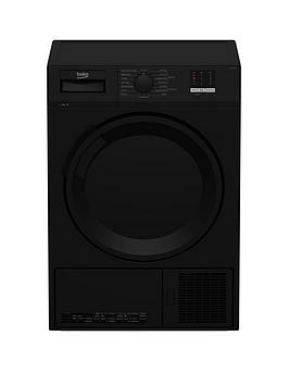 Beko Dtlce80051B 8Kg Load Fullsize Condenser Sensor Tumble Dryer - Black