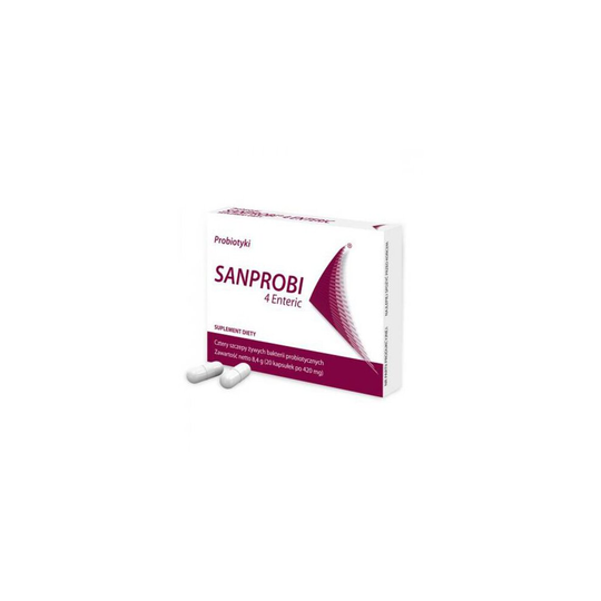 SANPROBI 4 ENTERIC PROBIOTICS AFTER ANTIBIOTIC THERAPY 20 CAPSULES