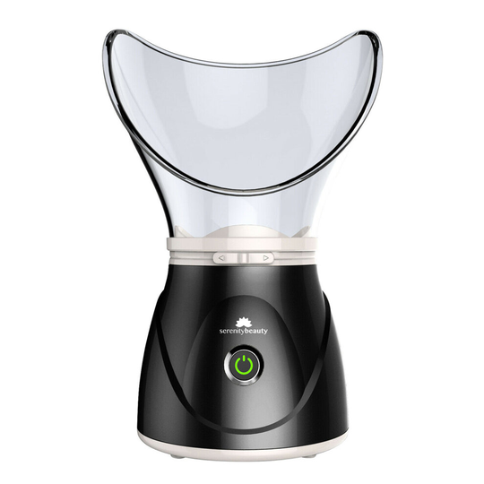 (Black) Digital Face Facial Steamer Spa Pores Steam Sprayer Skin Beauty Clean Sauna Mist