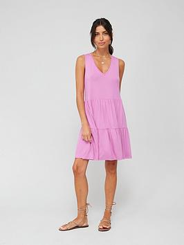 Everyday Tiered Mini Beach Dress
